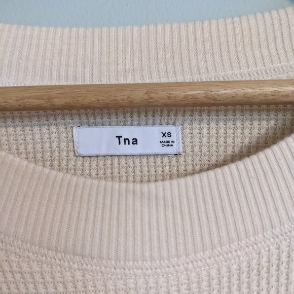 Aritzia TNA Andrews Waffle Knit Sweater - Picture 3 of 4